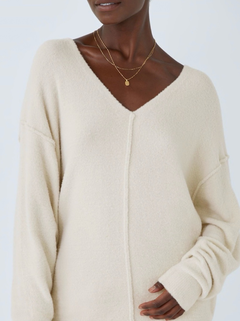 Wilfred Free Hush Knit V-Neck Sweater – Size S